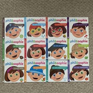 Phil & Sophie Set Of 12 Behavior Book In French For Kids Quebec